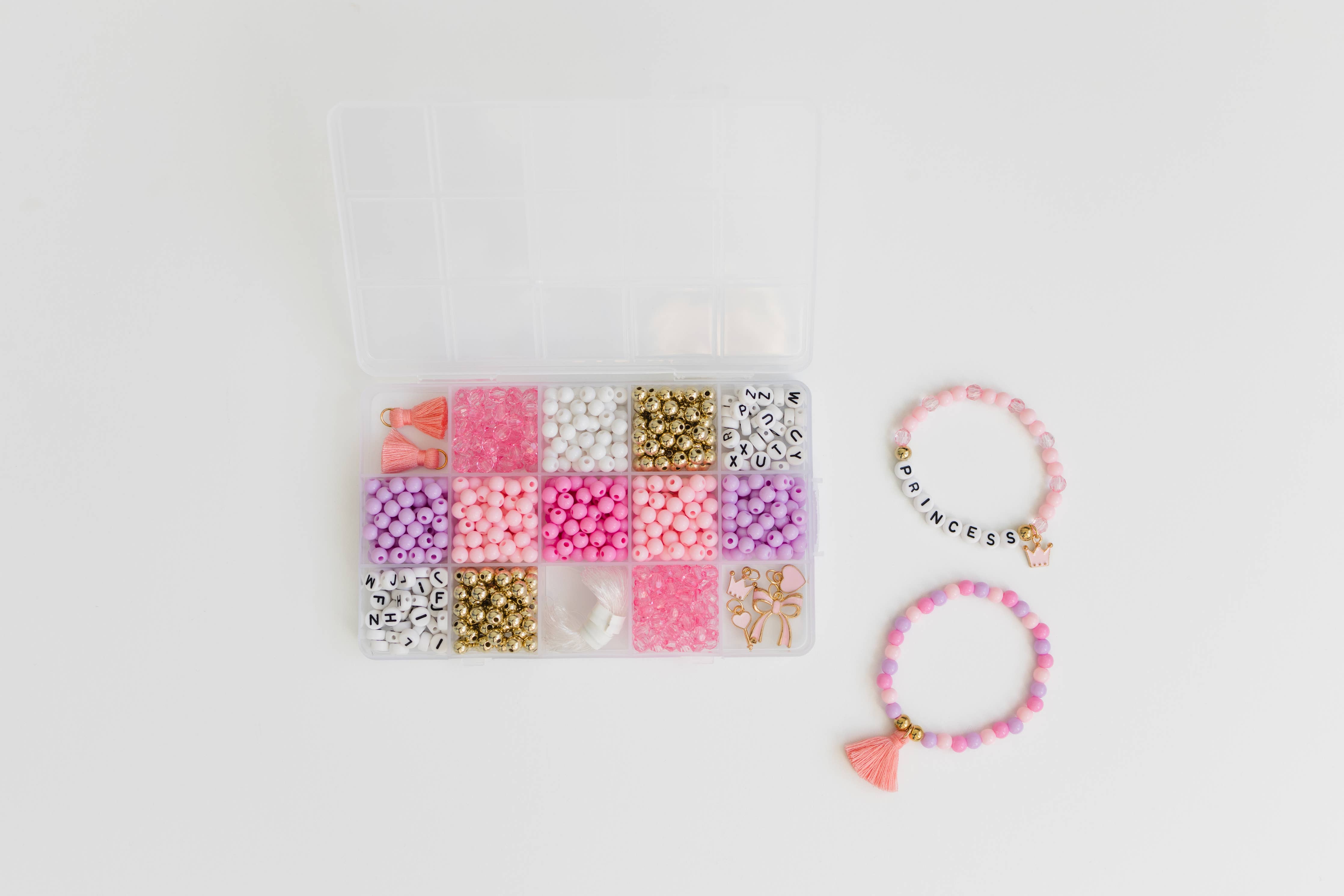 Princess Party Stretchy Bracelet Kit-11- Gift/Home-Stacked Sweetly-Usher & Co - Women's Boutique Located in Atoka, OK and Durant, OK