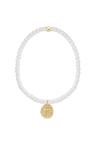 enewton: Classic Pearl 3mm Bracelet-Inspire Small Gold Charm-7- Jewelry-ENEWTON-Usher & Co - Women's Boutique Located in Atoka, OK and Durant, OK