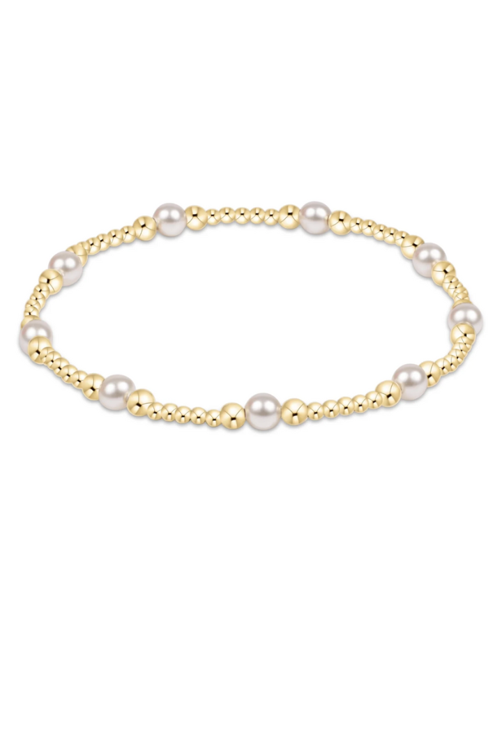 enewton: Classic Purpose 4mm Bracelet-Pearl-7- Jewelry-ENEWTON-Usher & Co - Women's Boutique Located in Atoka, OK and Durant, OK