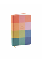 Cloth Journal-Rainbow Check-11- Gift/Home-Designworks-Usher & Co - Women's Boutique Located in Atoka, OK and Durant, OK
