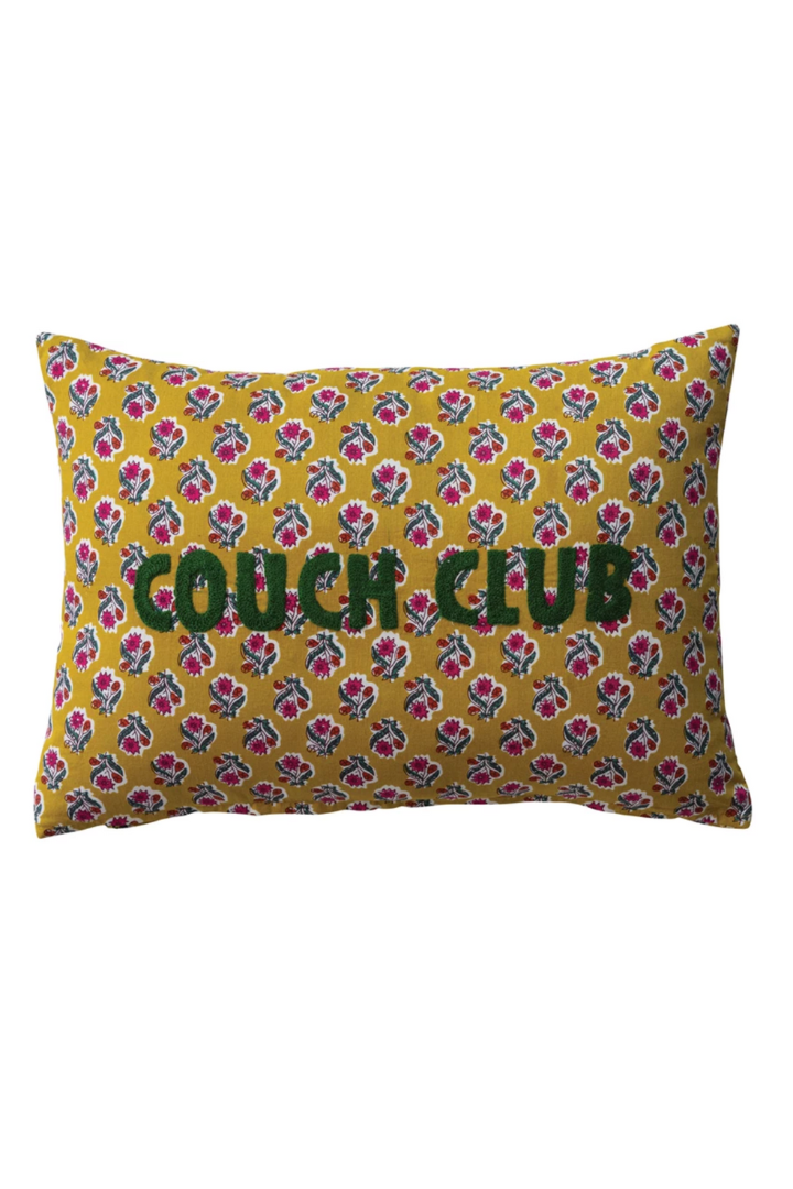 Couch Club Pillow-11- Gift/Home-CREATIVE CO-OP-Usher & Co - Women's Boutique Located in Atoka, OK and Durant, OK