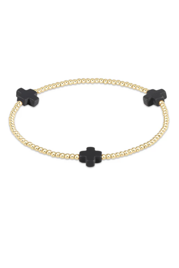 enewton: Signature Cross Gold Bracelet-2mm-Bracelets-ENEWTON-Usher & Co - Women's Boutique Located in Atoka, OK and Durant, OK