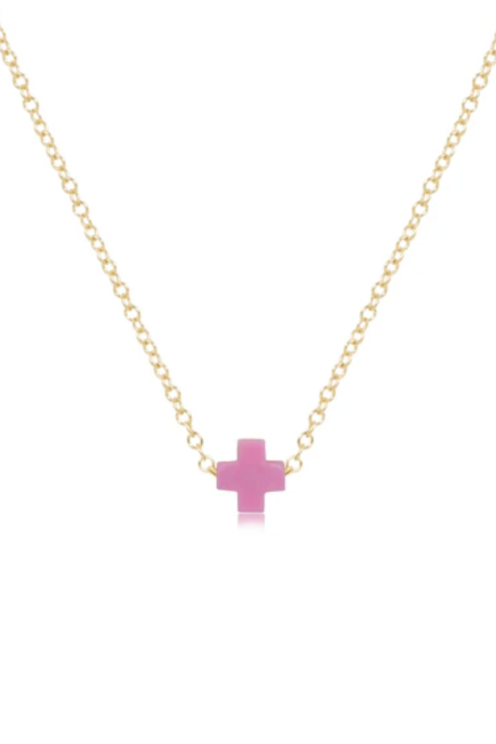 enewton: 16" Necklace Gold-Signature Cross-7- Jewelry-ENEWTON-Usher & Co - Women's Boutique Located in Atoka, OK and Durant, OK