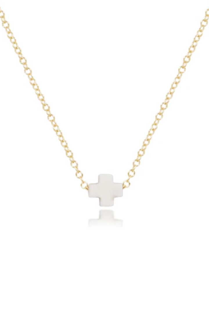enewton: 16" Necklace Gold-Signature Cross-7- Jewelry-ENEWTON-Usher & Co - Women's Boutique Located in Atoka, OK and Durant, OK