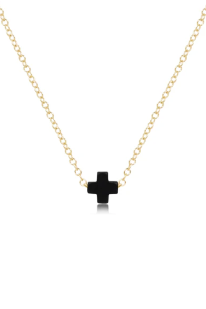 enewton: 16" Necklace Gold-Signature Cross-7- Jewelry-ENEWTON-Usher & Co - Women's Boutique Located in Atoka, OK and Durant, OK