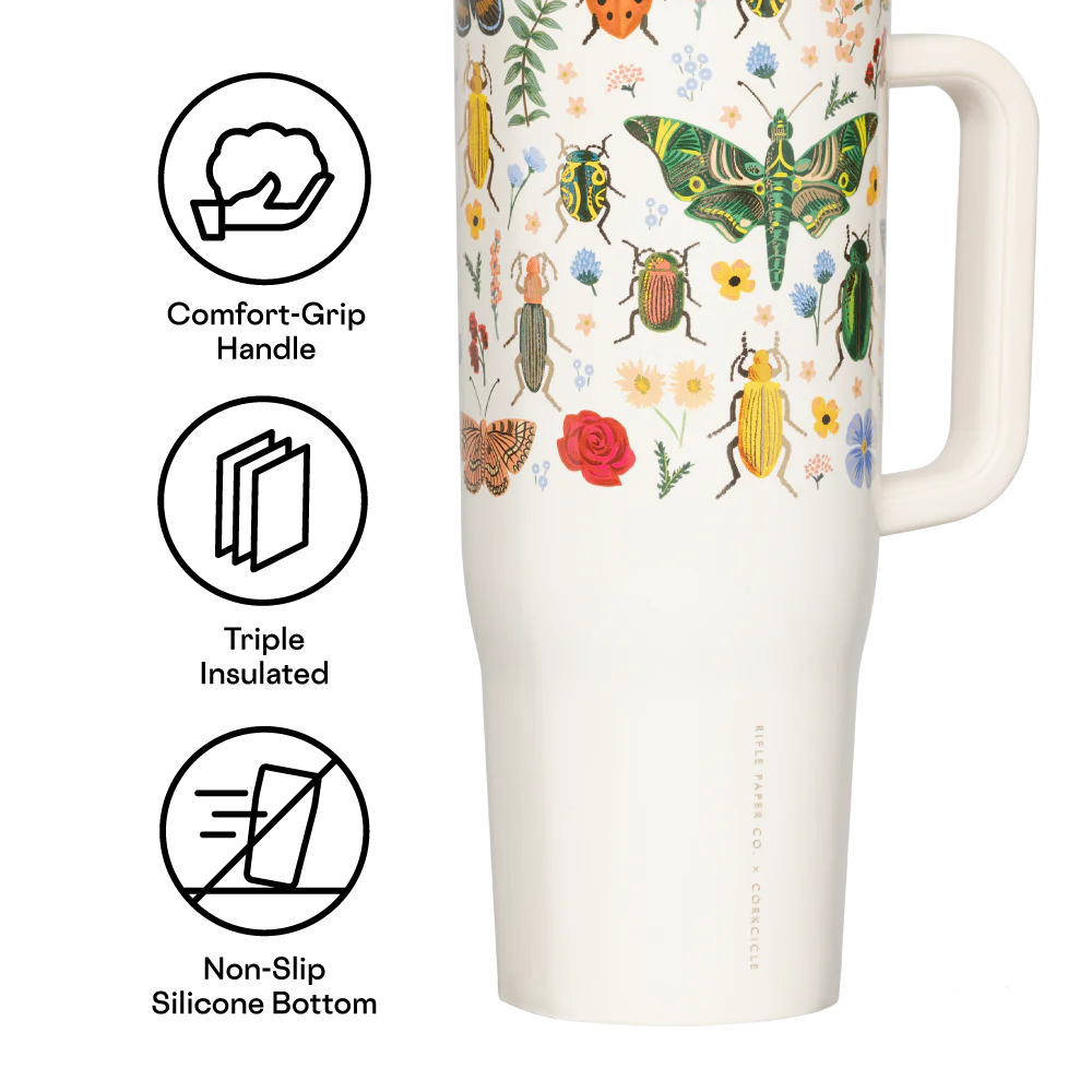 Corkcicle: Cruiser 40 oz-Curio Cream-11- Gift/Home-CORKCICLE-Usher & Co - Women's Boutique Located in Atoka, OK and Durant, OK