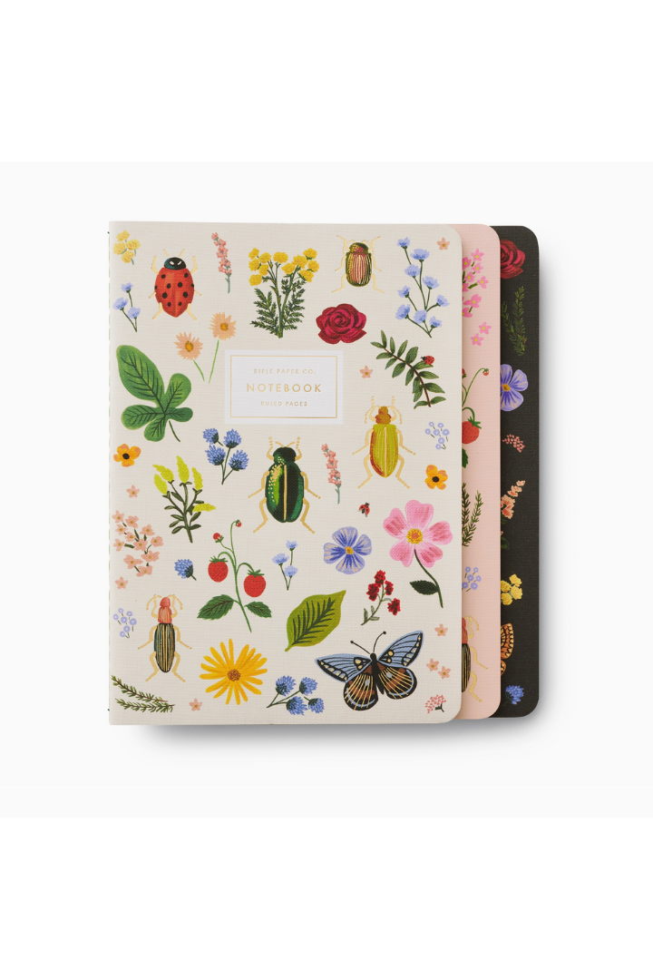 Set Of 3 Curio Notebooks-11- Gift/Home-Rifle Paper Co-Usher & Co - Women's Boutique Located in Atoka, OK and Durant, OK