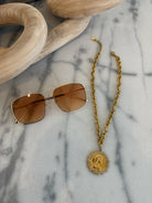 Adjustable Small Coin Necklace-Gold-7- Jewelry-CHANSUTTPEARLS-Usher & Co - Women's Boutique Located in Atoka, OK and Durant, OK