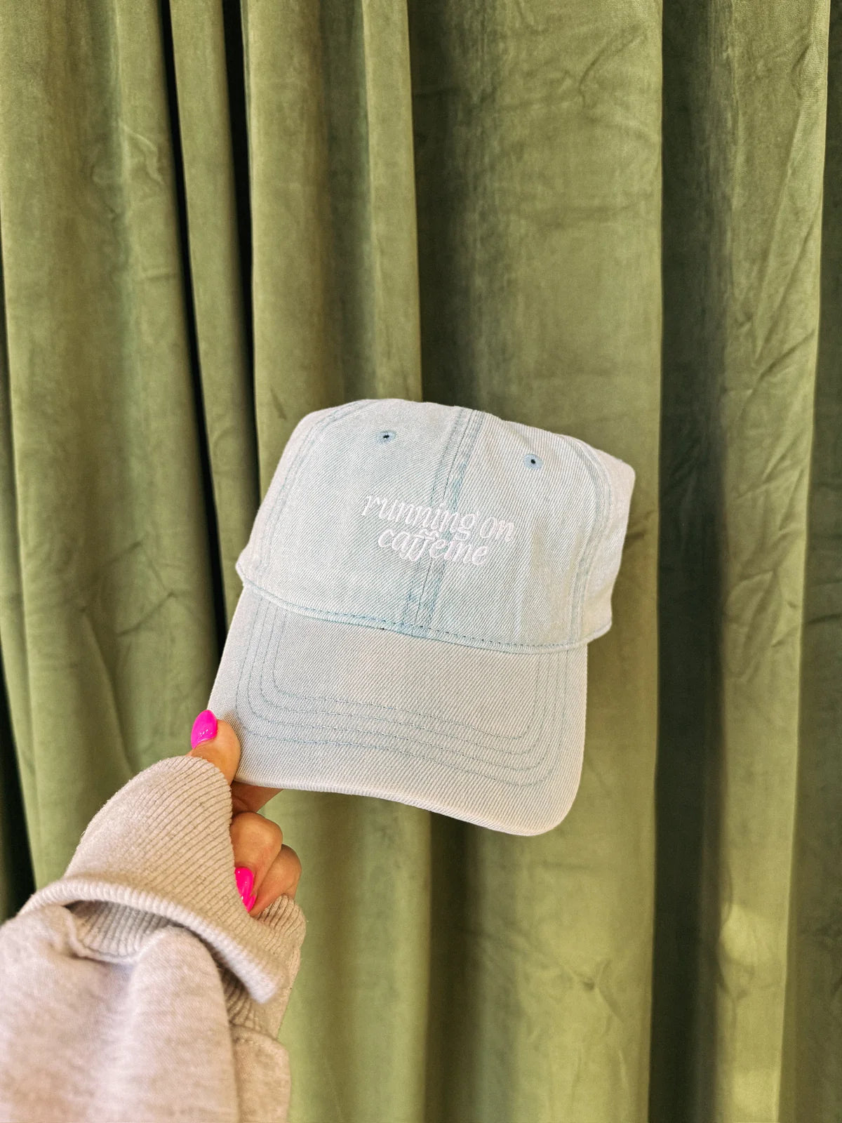 Dad Cap-Running On Caffeine-8- Accessory-Etta + East-Usher & Co - Women's Boutique Located in Atoka, OK and Durant, OK