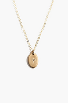 ABLE: Dainty Oval Necklace-14-DISTRESSED-ABLE-Usher & Co - Women's Boutique Located in Atoka, OK and Durant, OK