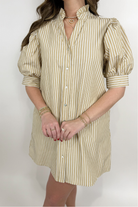 Dani Stripe Dress-6- Dress/Romp/Jump-Glam-Usher & Co - Women's Boutique Located in Atoka, OK and Durant, OK