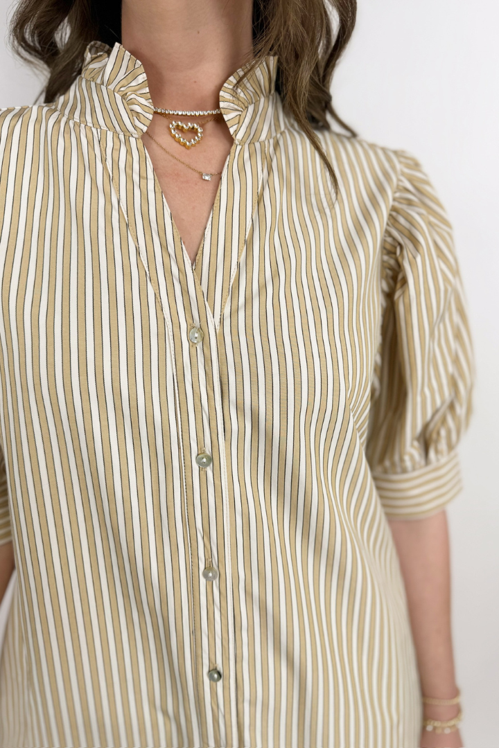 Dani Stripe Dress-6- Dress/Romp/Jump-Glam-Usher & Co - Women's Boutique Located in Atoka, OK and Durant, OK