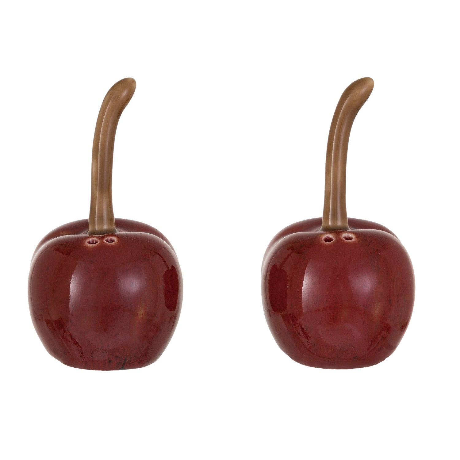Cherry Salt & Pepper Shakers, Set of 2-11- Gift/Home-CREATIVE CO-OP-Usher & Co - Women's Boutique Located in Atoka, OK and Durant, OK
