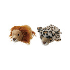 Plush 2-in-1 Peek-A-Boo Lion/Leopard Toy-12- Baby/Kids/Men-CREATIVE CO-OP-Usher & Co - Women's Boutique Located in Atoka, OK and Durant, OK
