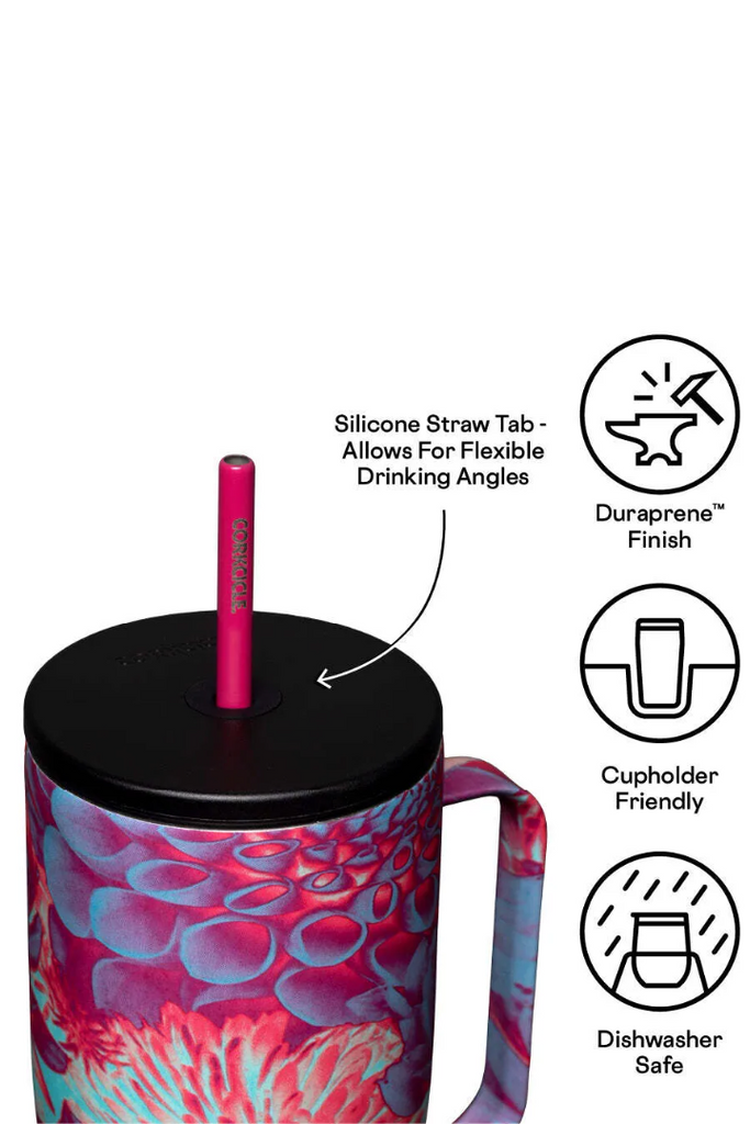 Cold Cup XL- 30oz Dopamine Floral-Home-CORKCICLE-Usher & Co - Women's Boutique Located in Atoka, OK and Durant, OK