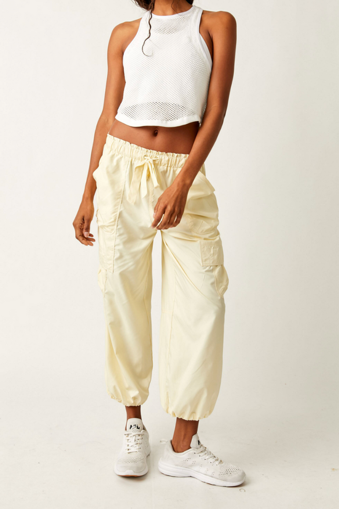 FP Movement: Down To Earth Pant-Banana-Pants-Free People Movement-Usher & Co - Women's Boutique Located in Atoka, OK and Durant, OK