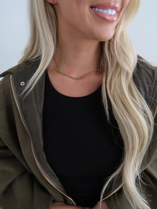 Adjustable Grace Necklace-Gold-7- Jewelry-CHANSUTTPEARLS-Usher & Co - Women's Boutique Located in Atoka, OK and Durant, OK