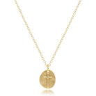enewton: Inspire Small Gold Charm Necklace-7- Jewelry-ENEWTON-Usher & Co - Women's Boutique Located in Atoka, OK and Durant, OK