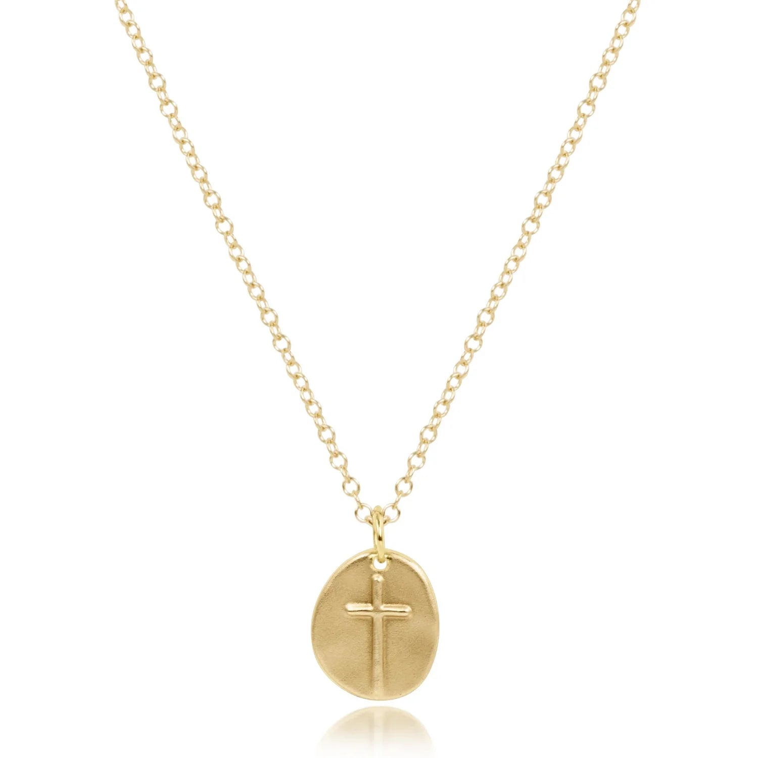 enewton: Inspire Small Gold Charm Necklace-7- Jewelry-ENEWTON-Usher & Co - Women's Boutique Located in Atoka, OK and Durant, OK