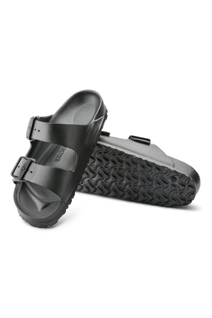Birkenstock: Arizona Eva-Metallic Anthracite-9- Shoes-BIRKENSTOCK-Usher & Co - Women's Boutique Located in Atoka, OK and Durant, OK