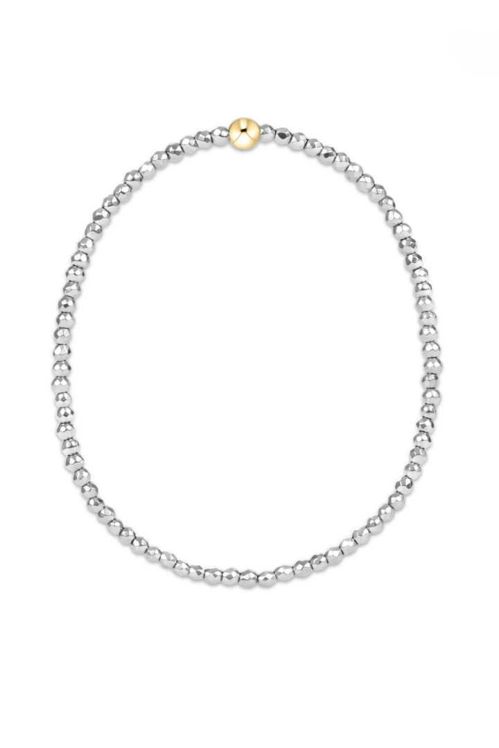 enewton: Extends Silver Faceted Hematite 2mm Bracelet-7- Jewelry-ENEWTON-Usher & Co - Women's Boutique Located in Atoka, OK and Durant, OK