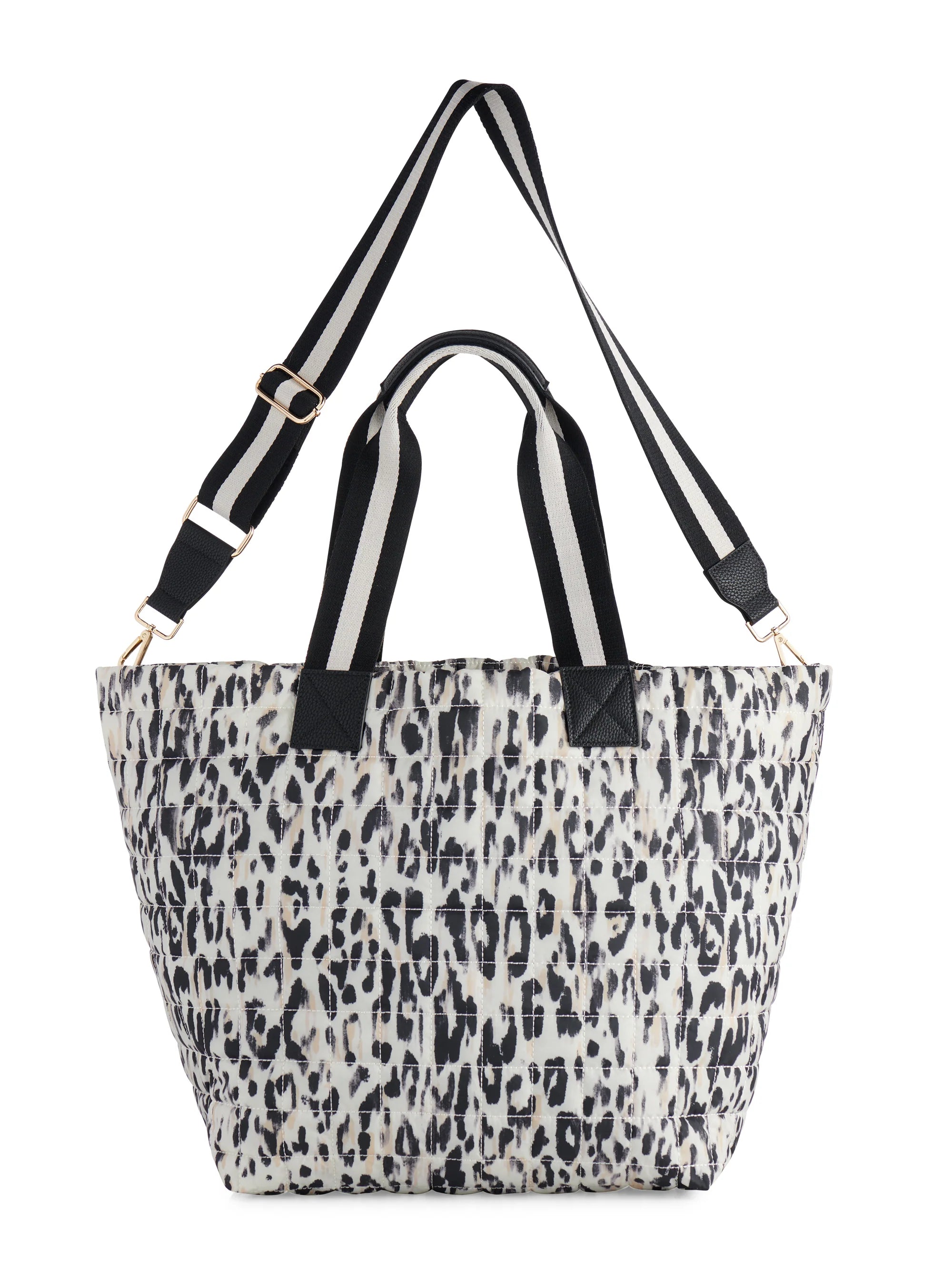 Ezra Travel Tote-Leopard-10- Bags/Wallets-SHIRALEAH-Usher & Co - Women's Boutique Located in Atoka, OK and Durant, OK
