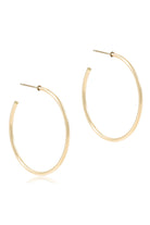 Enewton: Round Gold 1.75" Post Hoop - 2MM Smooth - Gold-7- Jewelry-Enewton-Usher & Co - Women's Boutique Located in Atoka, OK and Durant, OK