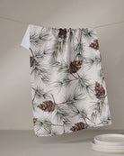 GEOMETRY: Evergreen Frost Tea Towel-11- Gift/Home-Geometry-Usher & Co - Women's Boutique Located in Atoka, OK and Durant, OK