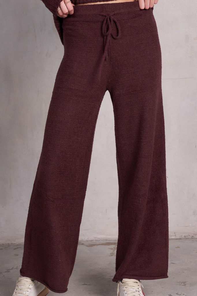 Farrah Pants-Chocolate-Loungewear-Labiz-Usher & Co - Women's Boutique Located in Atoka, OK and Durant, OK