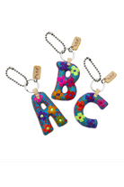 Consuela: Felt Letter Charm-Turquoise-8- Accessory-CONSUELA-Usher & Co - Women's Boutique Located in Atoka, OK and Durant, OK