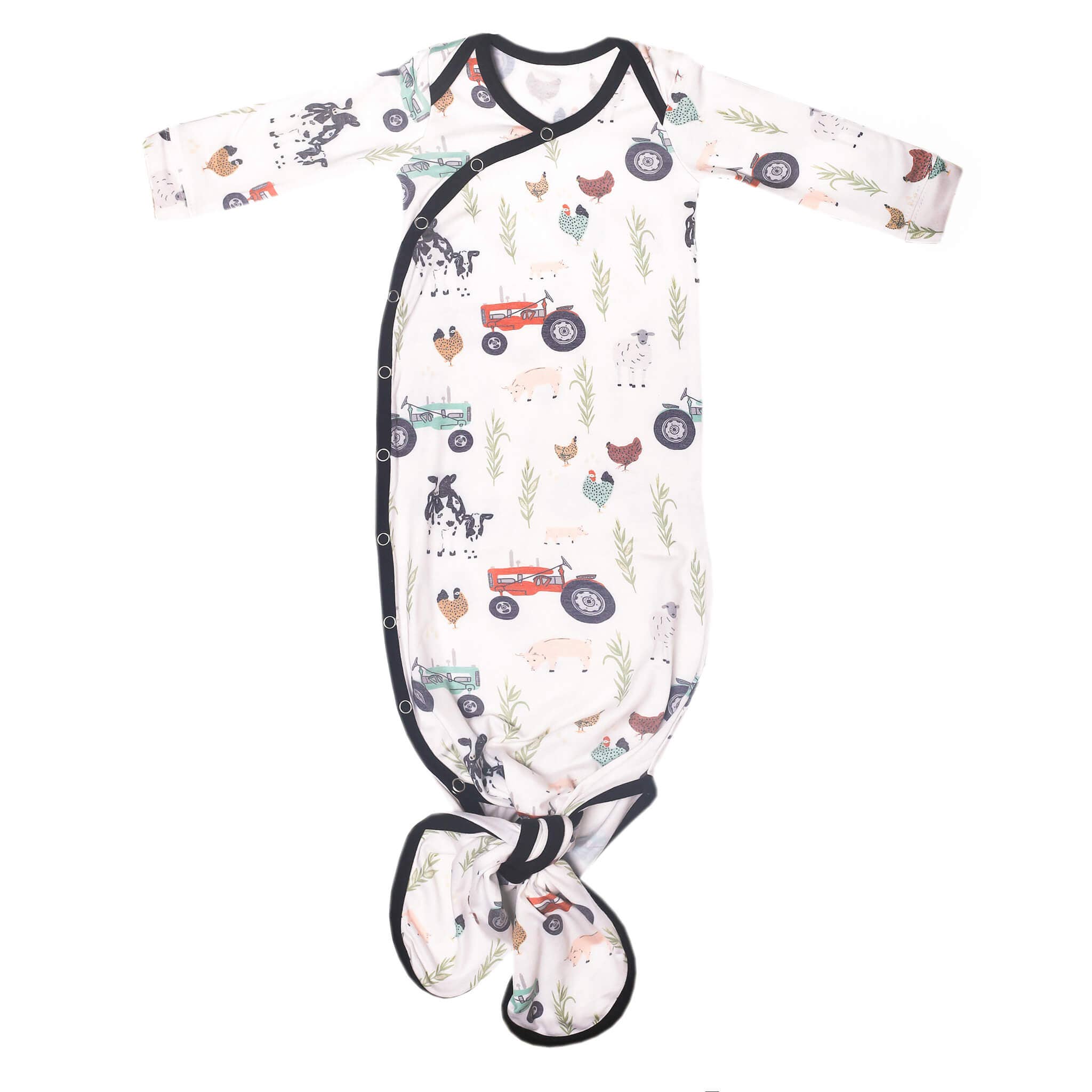 Copper Pearl: Newborn Knotted Gown - Jo-12- Baby/Kids/Men-Copper Pearl-Usher & Co - Women's Boutique Located in Atoka, OK and Durant, OK