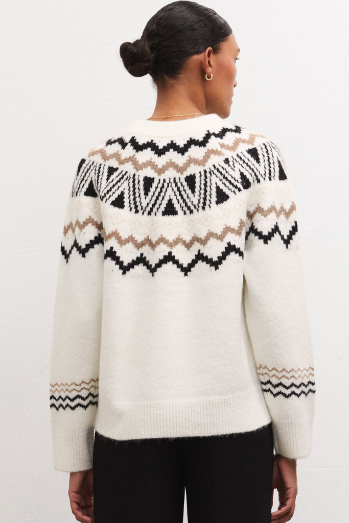 Z Supply: Finnley Fairisle Sweater-Sweaters-Z SUPPLY-Usher & Co - Women's Boutique Located in Atoka, OK and Durant, OK