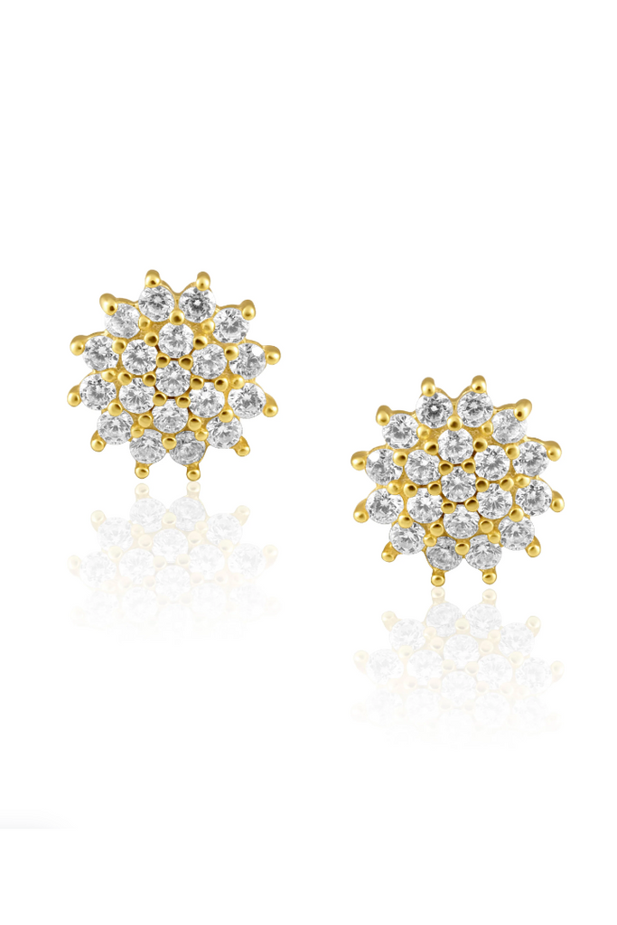 Flora Studs-Earrings-Sahira-Usher & Co - Women's Boutique Located in Atoka, OK and Durant, OK