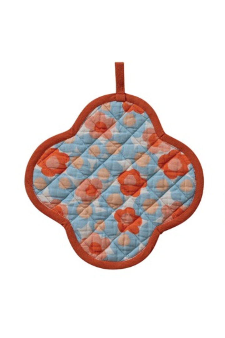 Flower Power Pot Holder-11- Gift/Home-Hazel Mazel-Usher & Co - Women's Boutique Located in Atoka, OK and Durant, OK