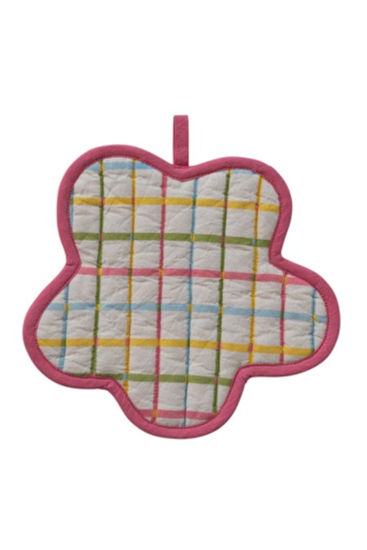 Flower Power Pot Holder-11- Gift/Home-Hazel Mazel-Usher & Co - Women's Boutique Located in Atoka, OK and Durant, OK