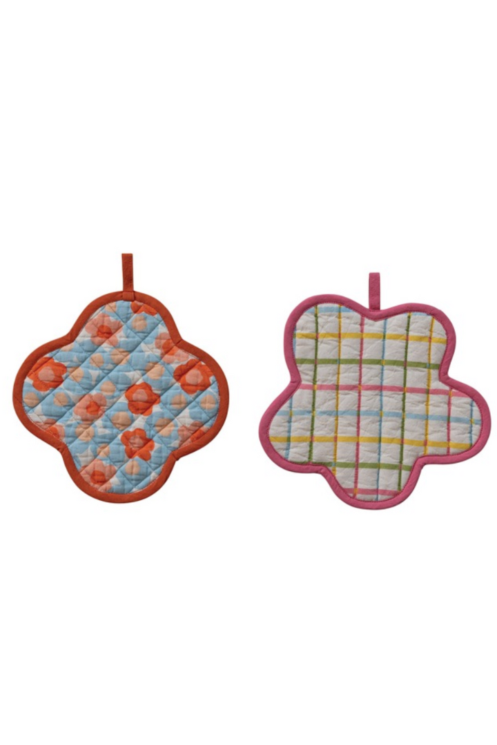 Flower Power Pot Holder-11- Gift/Home-Hazel Mazel-Usher & Co - Women's Boutique Located in Atoka, OK and Durant, OK