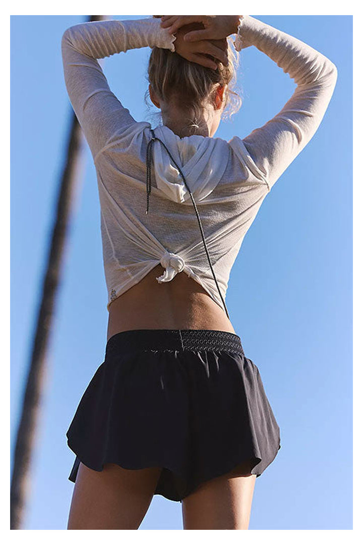 Free People Movement: Element Shorts - Black-4- Bottoms-Free People Movement-Usher & Co - Women's Boutique Located in Atoka, OK and Durant, OK