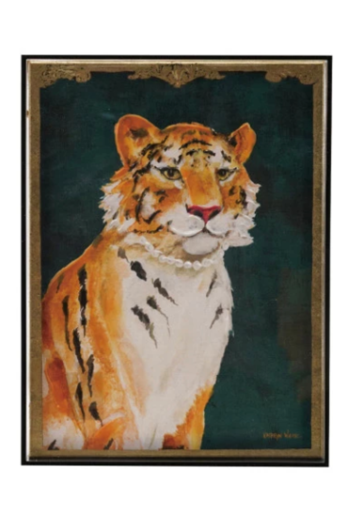 Acrylic Box Framed Wall Art-Tiger-11- Gift/Home-CREATIVE CO-OP-Usher & Co - Women's Boutique Located in Atoka, OK and Durant, OK