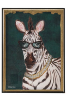 Acrylic Box Framed Wall Art-Zebra-11- Gift/Home-CREATIVE CO-OP-Usher & Co - Women's Boutique Located in Atoka, OK and Durant, OK