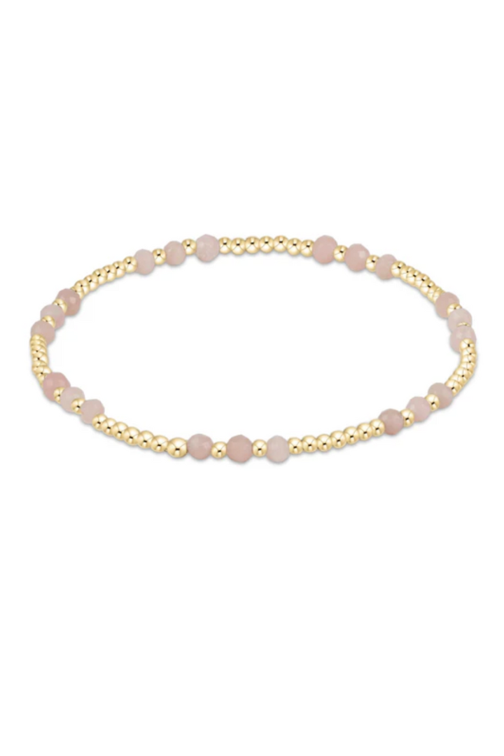 enewton: Gemstone Gold Joy 3mm Bracelet-Pink Opal-7- Jewelry-ENEWTON-Usher & Co - Women's Boutique Located in Atoka, OK and Durant, OK