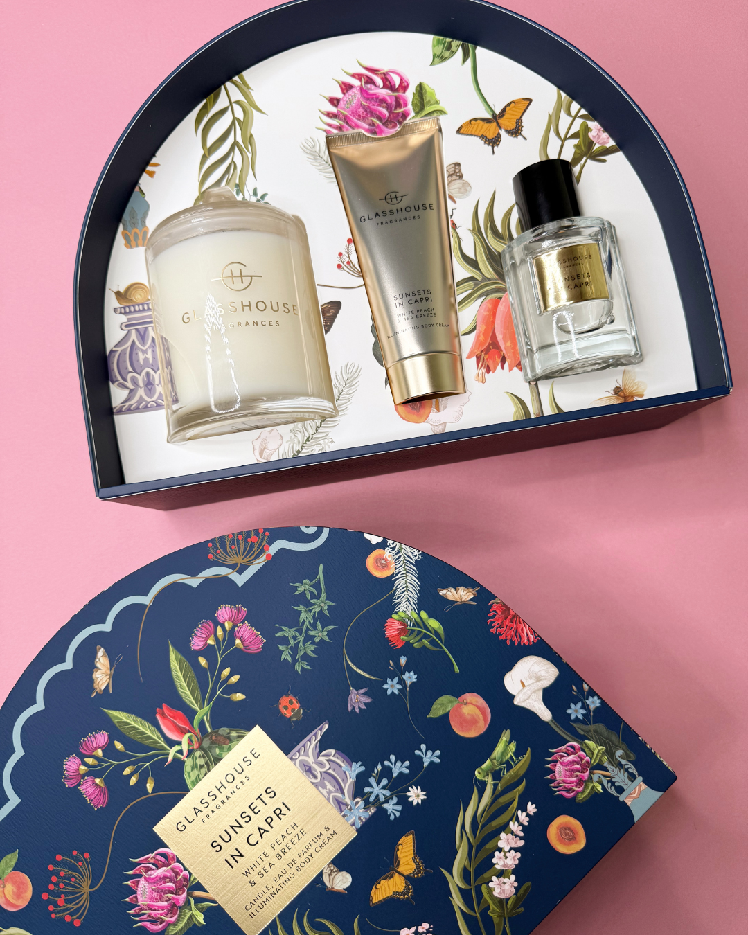 Glasshouse: Fragrance Gift Set-Sunsets in Capri-11- Gift/Home-Glasshouse-Usher & Co - Women's Boutique Located in Atoka, OK and Durant, OK