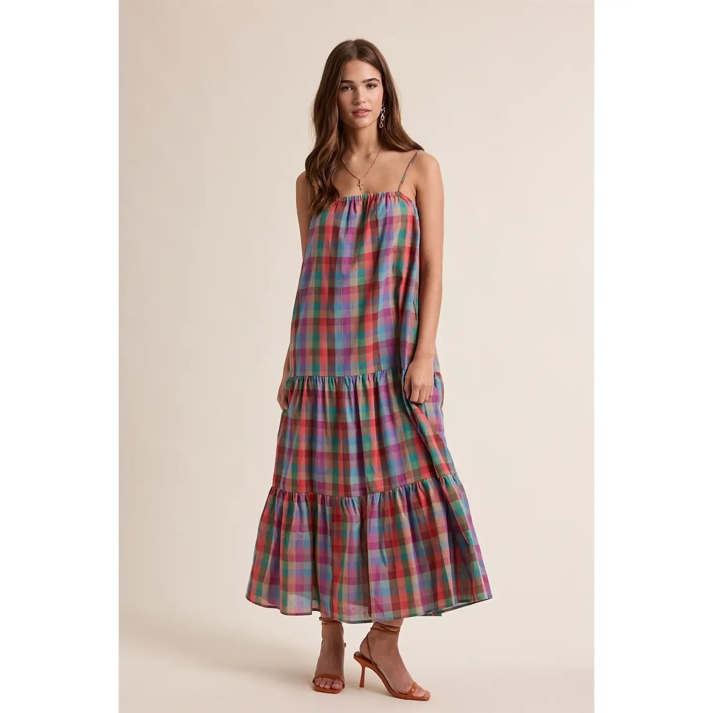 Good Day Plaid Maxi Dress-6- Dress/Romp/Jump-Wishlist-Usher & Co - Women's Boutique Located in Atoka, OK and Durant, OK