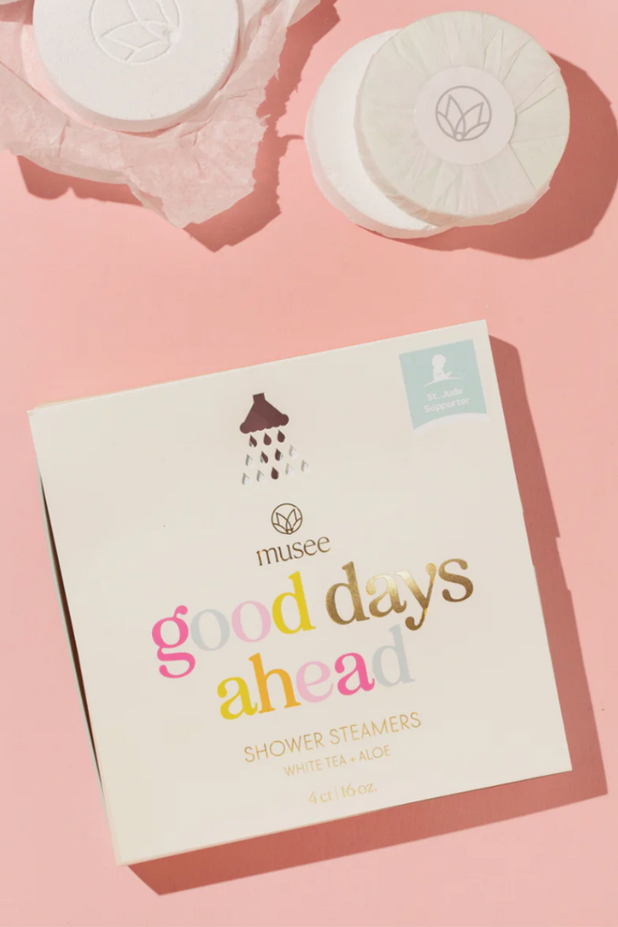 Musee: Good Days Ahead Shower Steamers-Soap/Lotion-Musee-Usher & Co - Women's Boutique Located in Atoka, OK and Durant, OK