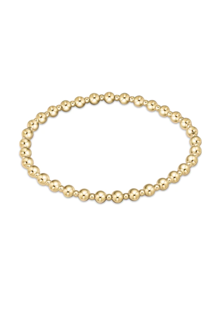 enewton: Classic Grateful Pattern Bracelet-Gold-7- Jewelry-ENEWTON-Usher & Co - Women's Boutique Located in Atoka, OK and Durant, OK