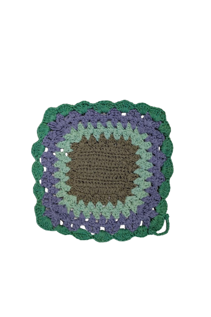 Crochet Granny Pot Holder-11- Gift/Home-CREATIVE CO-OP-Usher & Co - Women's Boutique Located in Atoka, OK and Durant, OK