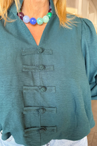 Timeless Romance Top-Green-1- Tops-ENTRO-Usher & Co - Women's Boutique Located in Atoka, OK and Durant, OK