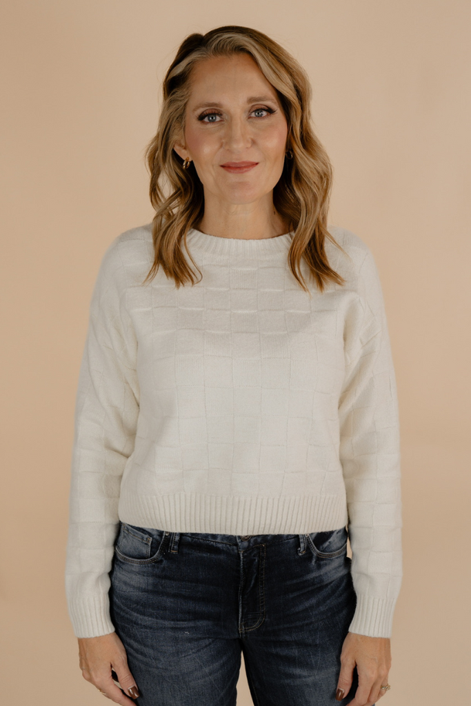 Hailey Sweater-Cream-Sweaters-THREAD AND SUPPLY-Usher & Co - Women's Boutique Located in Atoka, OK and Durant, OK