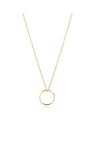 enewton: 16" Necklace Gold-Halo Gold Charm-7- Jewelry-ENEWTON-Usher & Co - Women's Boutique Located in Atoka, OK and Durant, OK