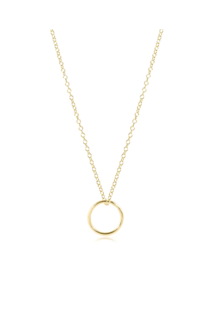 enewton: 16" Necklace Gold-Halo Gold Charm-7- Jewelry-ENEWTON-Usher & Co - Women's Boutique Located in Atoka, OK and Durant, OK