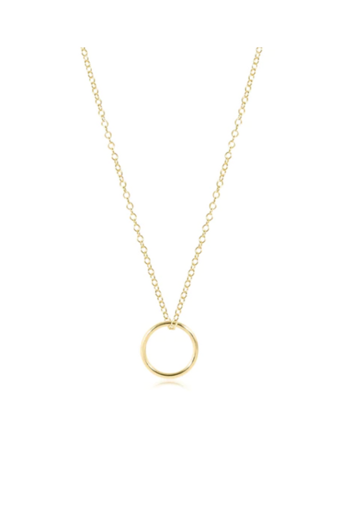 enewton: Halo Gold Charm Necklace-Necklaces-ENEWTON-Usher & Co - Women's Boutique Located in Atoka, OK and Durant, OK